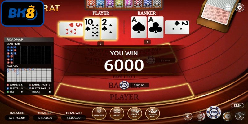 Khám phá chi tiết về bắt cầu Baccarat BK8