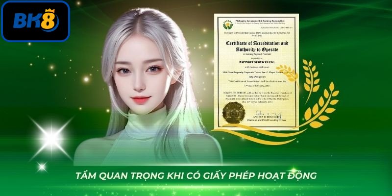 Tầm quan trọng khi có giấy phép hoạt động